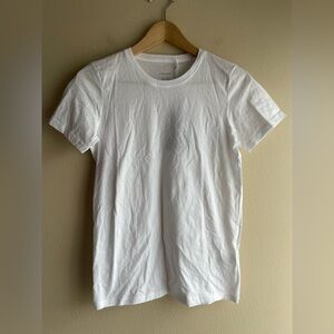 New Everlane Women Organic Cotton Tee Shirt White Size Small